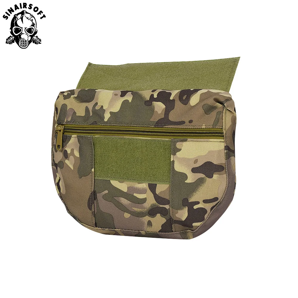 Bolsa de almacenamiento de accesorios tácticos Airsoft, chaleco Molle del ejército militar de caza, portador de armadura CRM CRX D3, aparejo de pecho, bolsa de descarga
