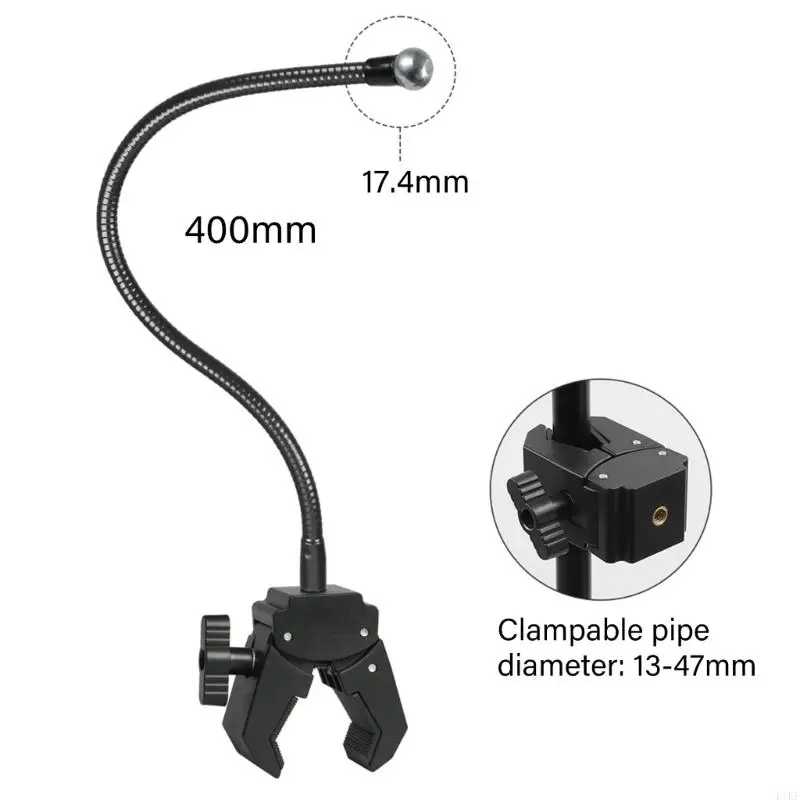 Soporte para tabletas y teléfono con manguera Metal, ángulos regulables, para dispositivos 4,7 y 11 pulgadas, K1KF - imagen 4