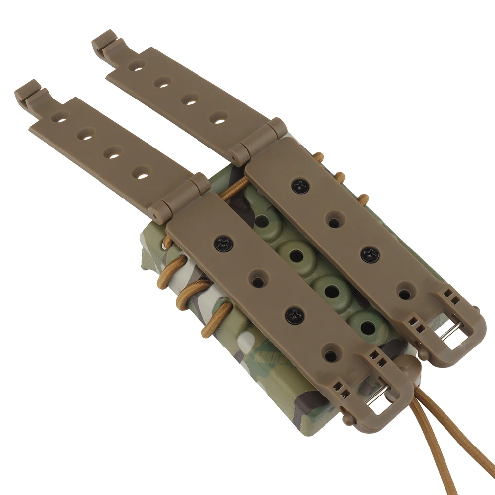 Bolsa táctica para revistas 5,56, carcasa dura, asalto urbano M4, funda Mag de extracción rápida, sistema MOLLE, montaje para caza, tiro, equipo Airsoft - imagen 5