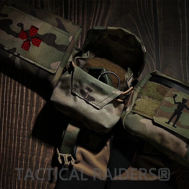 Bolsa de almacenamiento de pulsera de metal, modelo de fragmento M67, flip táctico al aire libre, bolsa de apple - imagen 2