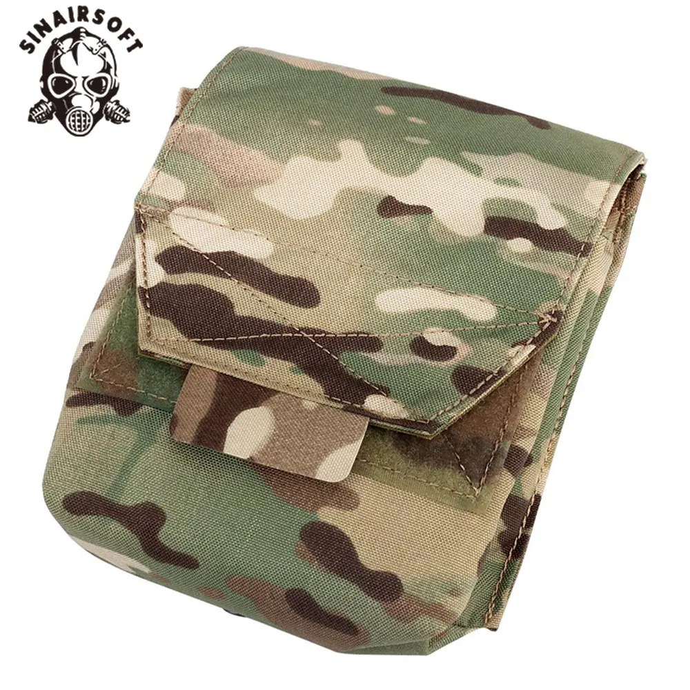 Bolsa multifuncional para revistas estilo SS 500D, bolsillo magnético de nailon negro para portador de platos, accesorios Molle, equipo táctico - imagen 2