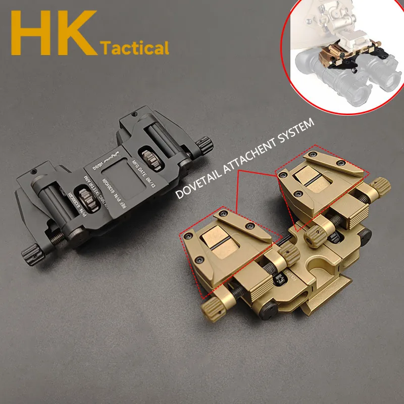 PVS14 gafas de visión nocturna Stent Skip Rhino binoculares puente NVG brazo soporte fuerte para montaje táctico L4G24 montaje rápido para casco - imagen 5