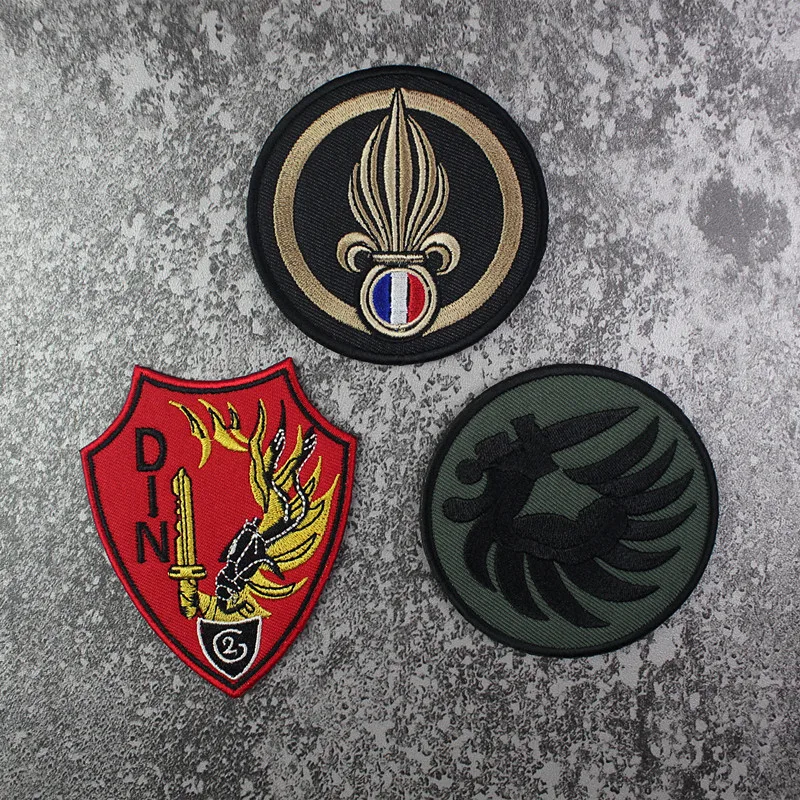 Parche bordado Legión Francesa – Insignia militar mochila chaqueta - imagen 2