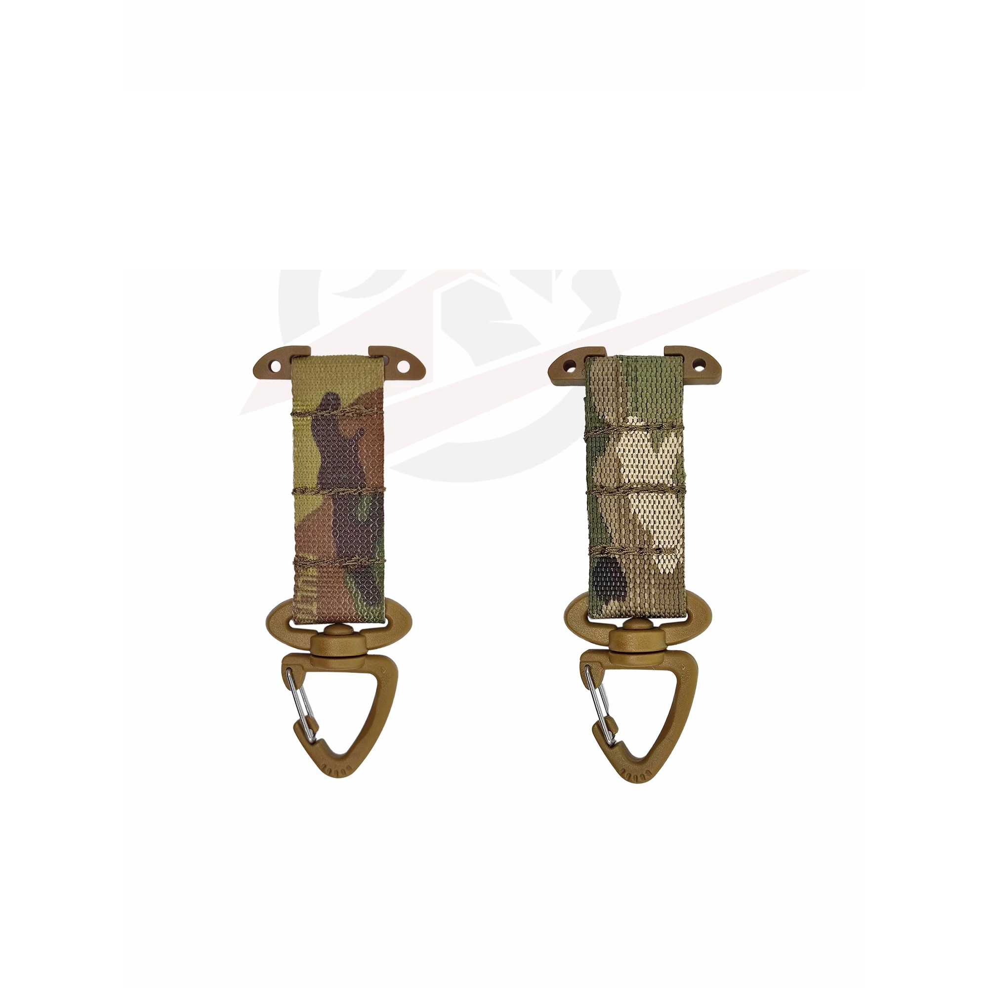 Gancho táctico para llaves, triangular MOLLE para exteriores - imagen 2