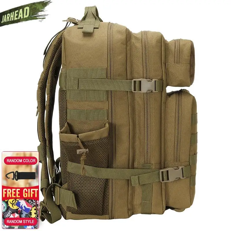 Mochila táctica militar de gran capacidad para deportes al aire libre, mochila Oxford impermeable 1000D para caza, Camping, senderismo, 50L, Nueva - imagen 5