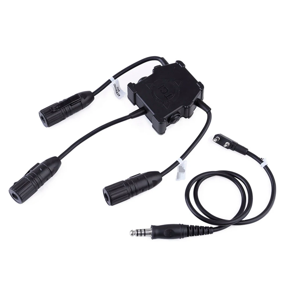 WADSN PTT dual serie U para auriculares Kenwood, Baofeng tácticos - imagen 5