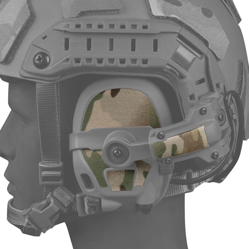 Auriculares tácticos pegatina de camuflaje para Ops Core AMP camuflaje GEN6 protección de auriculares orejera caza tiro Airsoft Accesorios - imagen 3