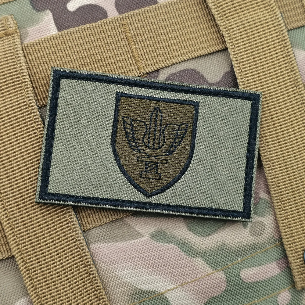 Insignia de moral táctica de Israel, insignia conmemorativa para fanáticos militares, parches bordados de gancho y bucle para ropa, pegatina para mochila - imagen 3