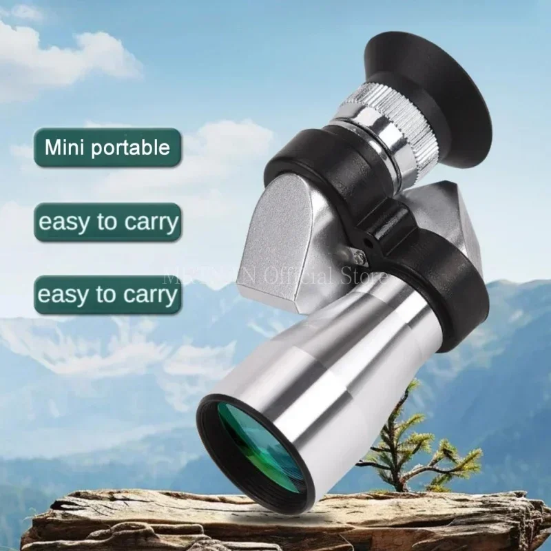 Telescopio Monocular portátil para exteriores, Mini Zoom de bolsillo HD 8x20, para caza, Camping, montañismo, caminata, observación de aves - imagen 3