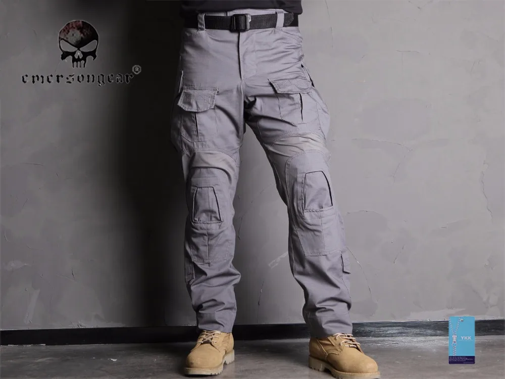 Emersongear-Camisa de combate táctico Gen3, pantalones, uniforme Airsoft Bdu, lobo gris, EM9293, EM9294 - imagen 4