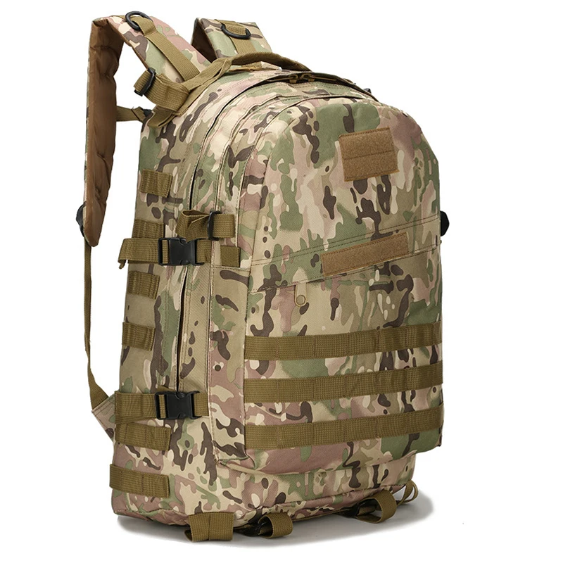 Mochila táctica del ejército para hombre, bolsa de asalto Molle para exteriores, senderismo, Trekking, Camping, caza, Mochila de camuflaje Multicam - imagen 5