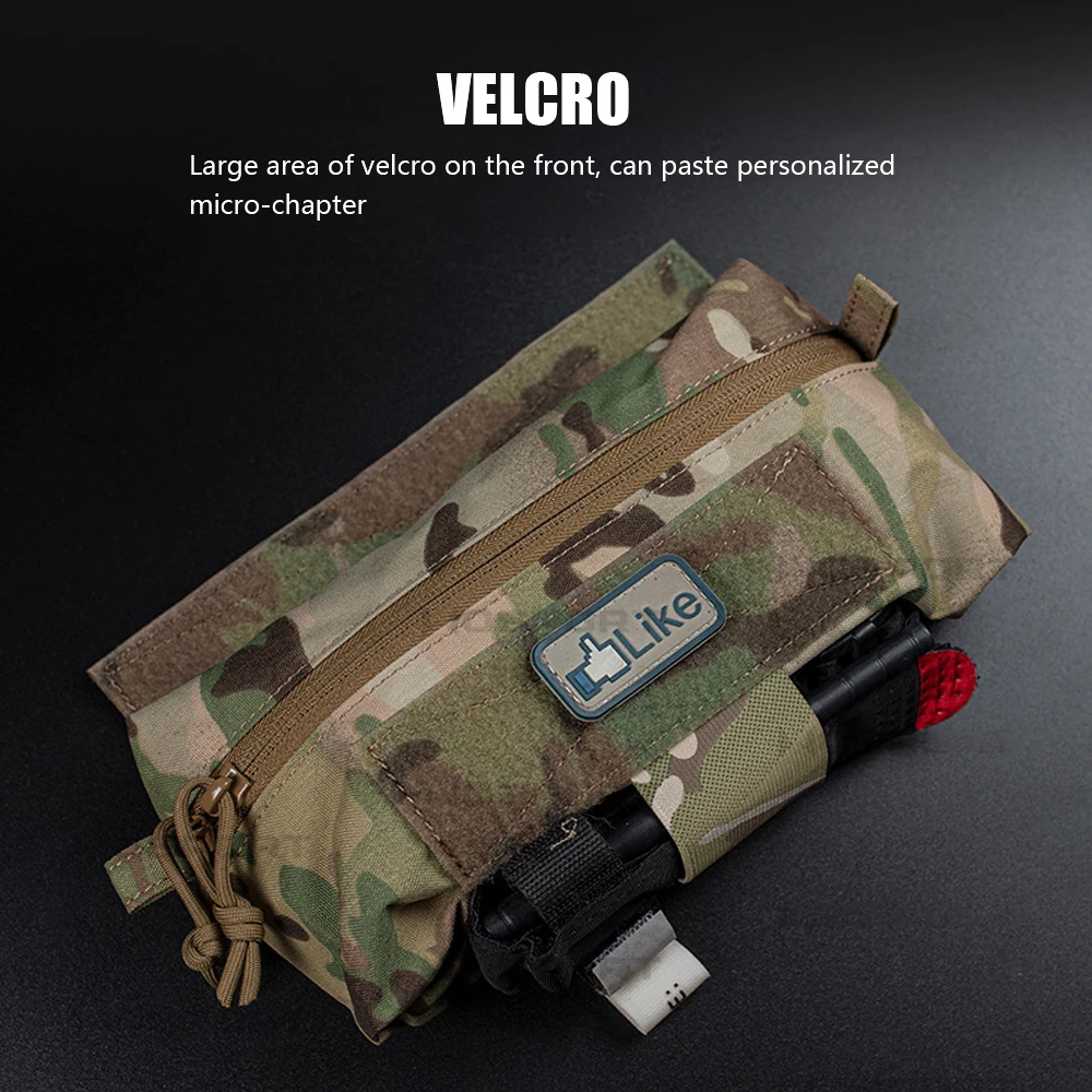 Mini bolsa colgante de pecho para chaleco táctico, bolsa para revistas, chaleco de caza Militar, subpaquete pequeño, V5 PC - imagen 5
