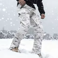 Camuflaje de nieve al aire libre MCAP DELTA 4,0 ropa/pantalones de algodón cálidos resistentes al frío polar de alta resistencia, ropa táctica de algodón