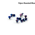 12pcs Rosted Blue