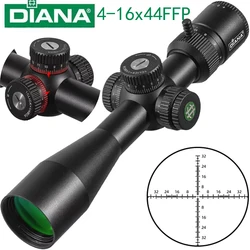 Diana ED-MIL 4-16x44 FFP mira telescópica táctica con iluminación