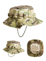 Gorra táctica de malla fisherman – Camuflaje escorpión outdoor