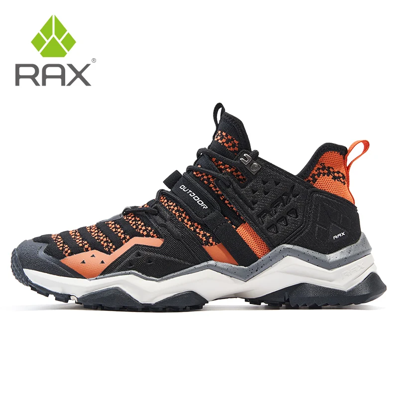 Rax-zapatos de senderismo para hombre, botas de caza transpirables, zapatillas deportivas de malla para deportes al aire libre, zapatos de Trekking informales ligeros para montaña - imagen 3