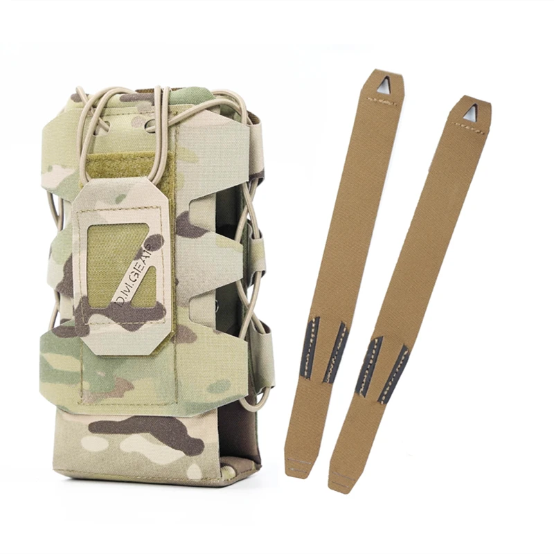 RD bolsa táctica de camuflaje para botella de agua, walkie-talkie, bolsa auxiliar MOLLE, bolsa táctica multifunción, bolsa para taza de agua - imagen 3