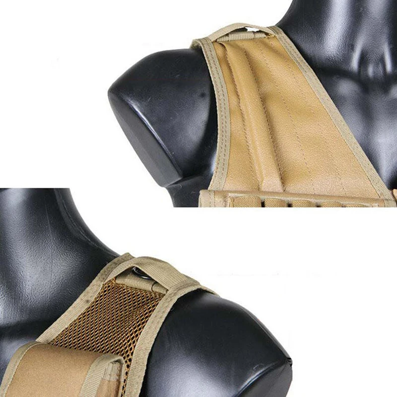 Chaleco táctico militar multibolsillo, chalecos de armadura corporal de combate en la jungla, caza de seguridad, juego CS al aire libre, chaqueta de entrenamiento Airsoft - imagen 5