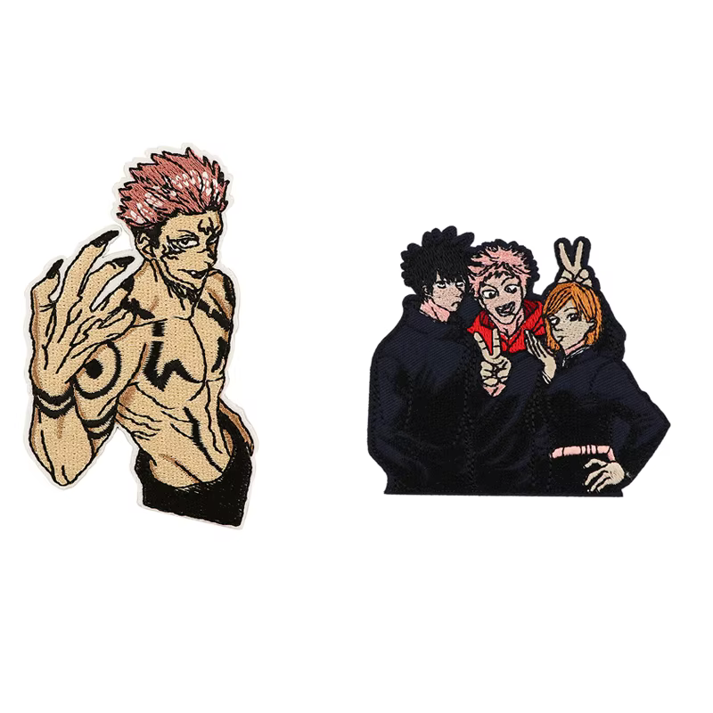 Parche bordado anime – insignia para planchar