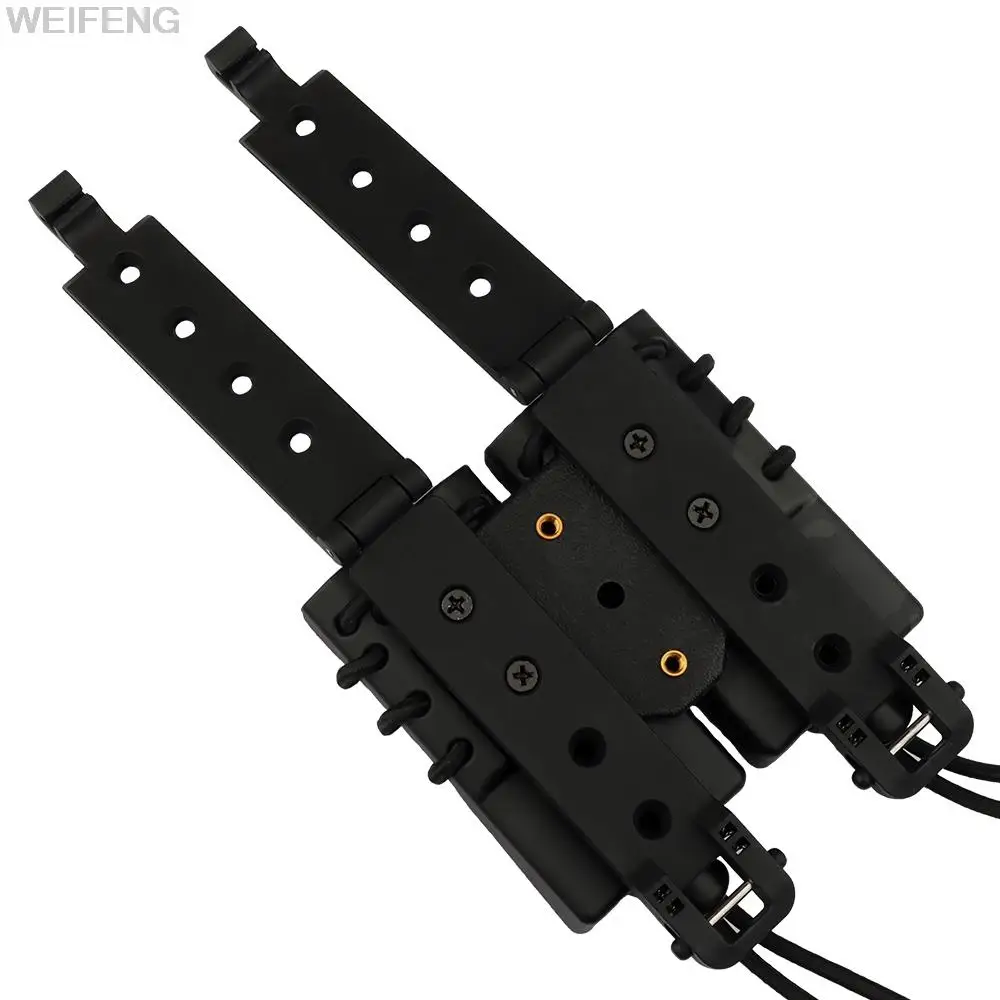 Bolsa militar doble/individual de 9mm para pistola Molle de tracción rápida, funda Mag para Glock 17 Beretta M9, equipo de caza Universal - imagen 5