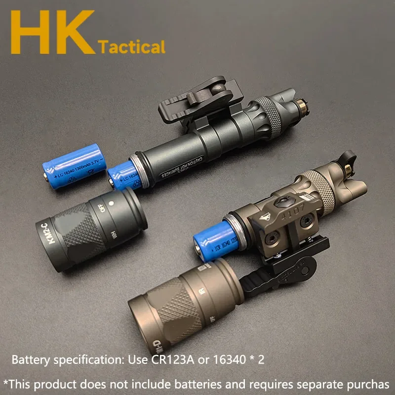 Luz de arma táctica M600 M622V M323V IR iluminador y linterna de luz blanca LED con Base de liberación rápida compatible con riel de 20MM - imagen 3