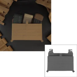 Conjunto de funciones integradas para exteriores, panel frontal compatible con chaleco de velcro, hebilla G fija