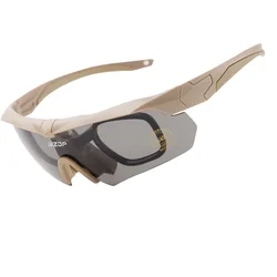 Gafas tácticas polarizadas exteriores resistentes a impactos y viento