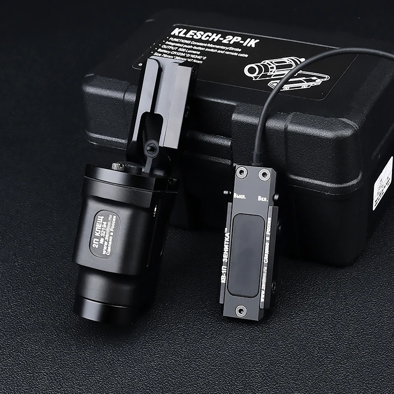 Linterna táctica de KLESCH-2P AK47, luz de explorador de Armas Airsoft, interruptor de presión remoto, estroboscópico, Riel de 20mm, 700 lúmenes, K-2P - imagen 3