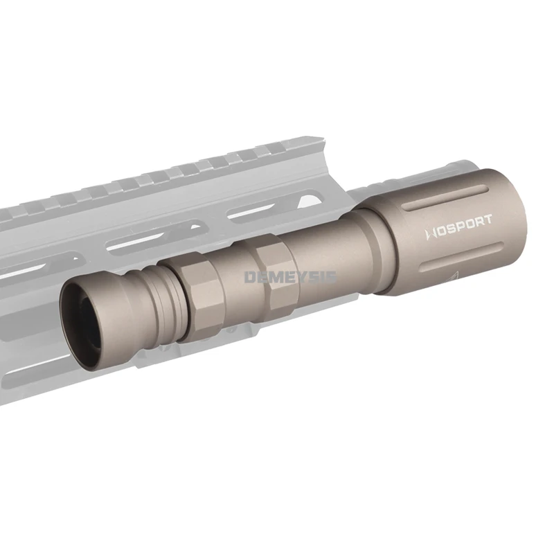 Linterna táctica explorador luz Rifle caza linterna LED tiro al aire libre Paintball Airsoft arma luz con caja protectora - imagen 3