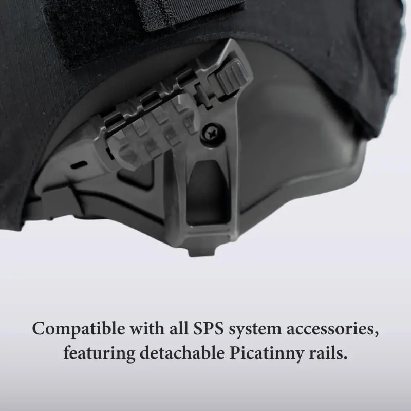 Casco táctico IHPS Airsoft con cubierta, casco de protección de cabeza integrado rápido para Paintball, deportes al aire libre, caza y tiro - imagen 4