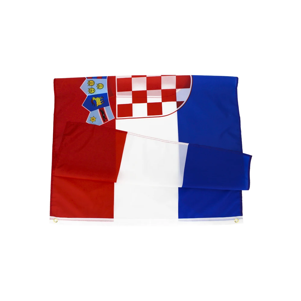 90X150cm croata Croacia Republika Hr Hrv Hrvatska bandera de la República poliéster impreso decoración tapiz de pancarta - imagen 4
