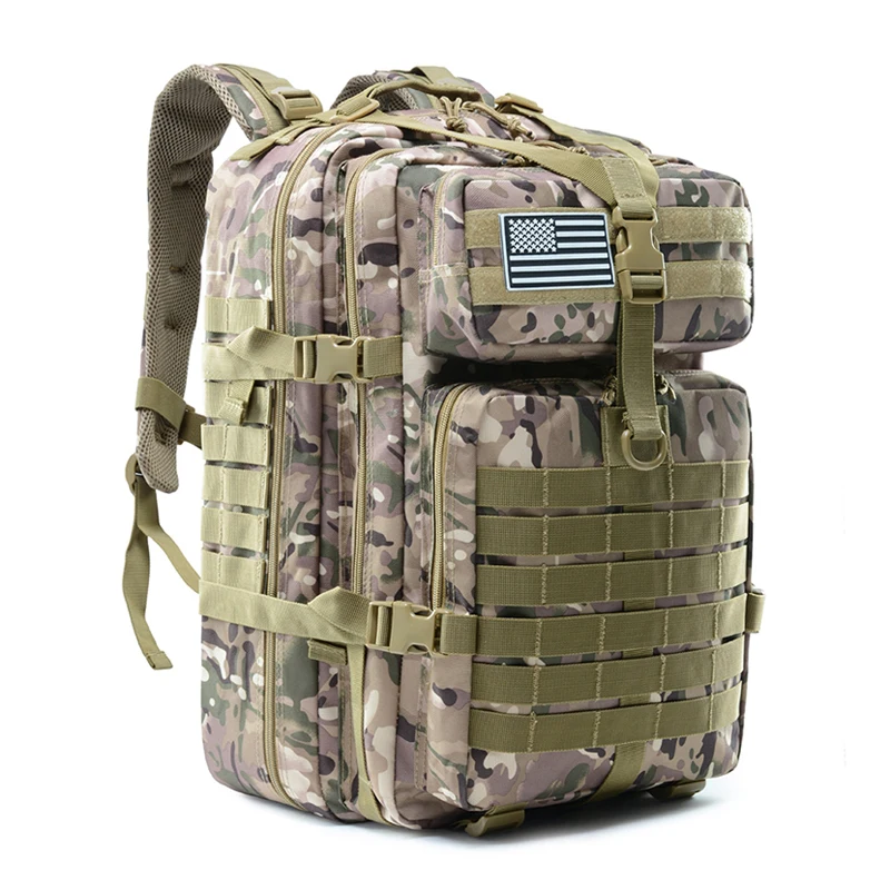 25L/50L 1000D Nylon impermeable Trekking pesca caza bolsa mochila mochilas al aire libre deportes tácticos Camping senderismo - imagen 3