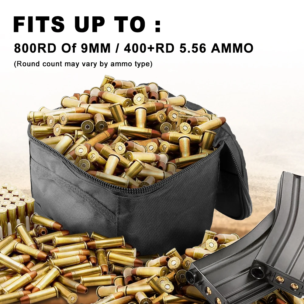Bolsa de munición 600D, bolsa de cartucho, bolso de almacenamiento de balas, estuche de municiones, bolsa de herramientas EDC para accesorios de caza - imagen 2
