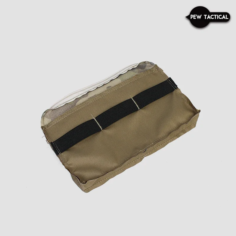 Inserto táctico delgado de canguro, bolsa pequeña de media bolsillo con cremallera, almacenamiento de engranajes para deportes al aire libre, accesorios para chaleco de caza con solapa frontal doble - imagen 4