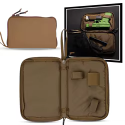 Estuche de transporte suave para pistola táctica, bolsas rectangulares para pistolas con Interior ultrasuave y acolchado protector de espuma