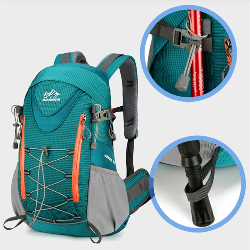 Mochila de acampada impermeable para hombre y mujer, bolso de hombro deportivo de gran capacidad para viajes al aire libre, senderismo, escalada y ciclismo - imagen 5