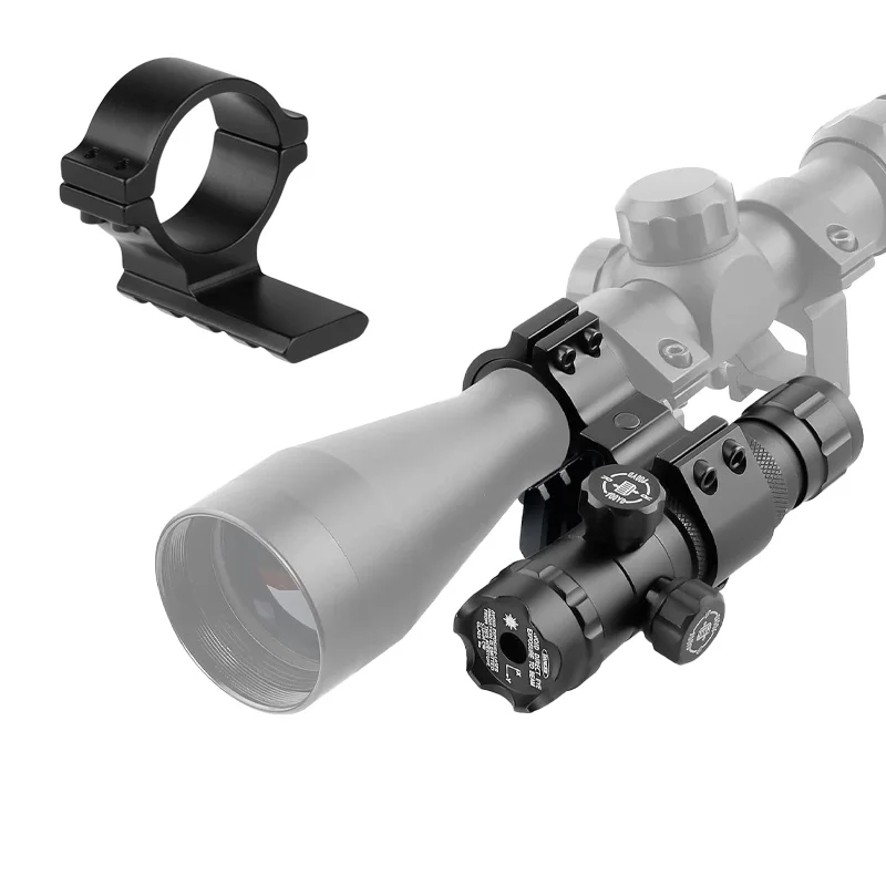 Anillo de alcance óptico, montaje adaptador de 25,4mm y 30mm de diámetro con riel de 20mm para linterna, punto láser, caza, juego, accesorios para pistola de juguete - imagen 4