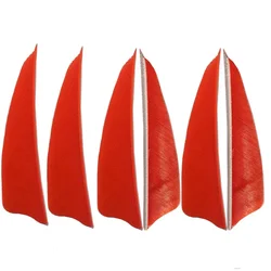 Flechas de carbono con plumas de pavo de 3'' para arco recurvo