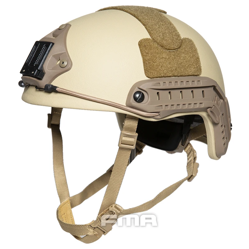 Casco táctico antiimpacto mejorado de corte alto rápido FMA para exteriores TB1095