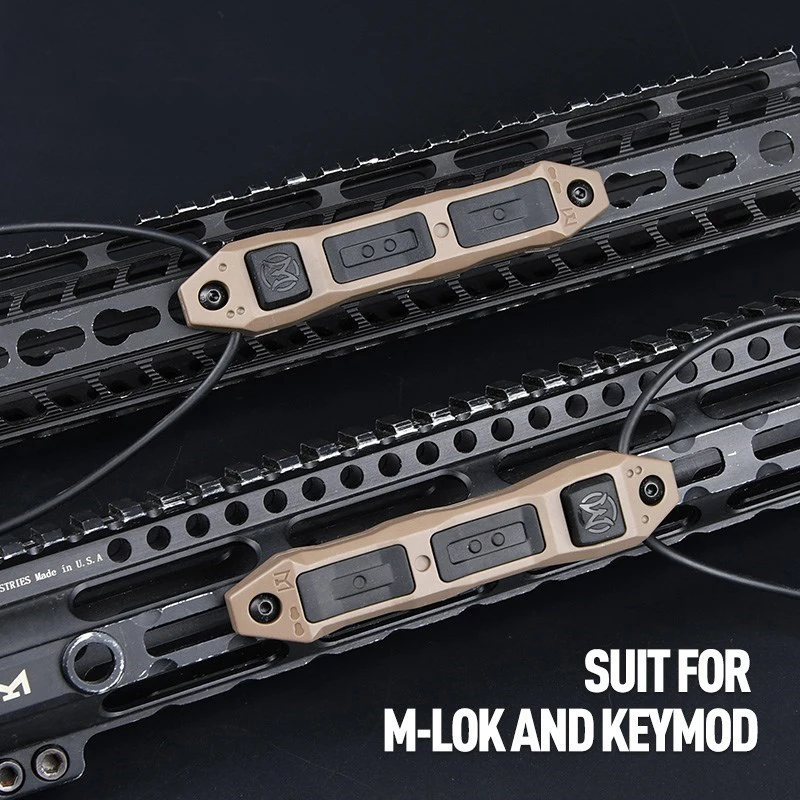 Linterna táctica DBAL-A2 Airsoft M300A M600C, accesorio de caza con interruptor de Control Dual - imagen 4