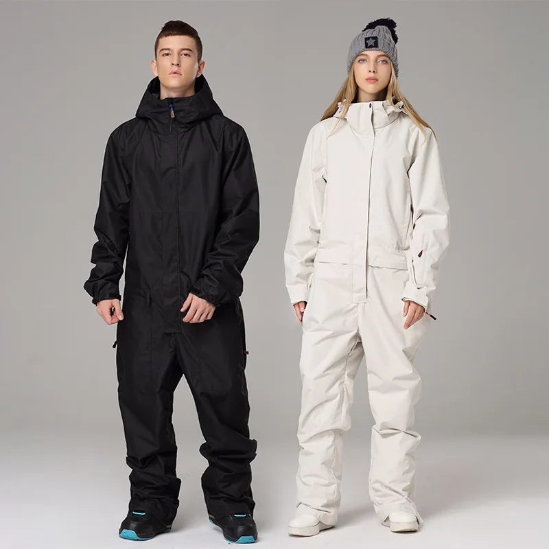 SEARIPE-traje de esquí cálido para mujer, chaqueta de snowboard a prueba de viento para parejas, pantalones, conjunto impermeable para hombre, trajes de nieve para mujer, Unisex al aire libre - imagen 2