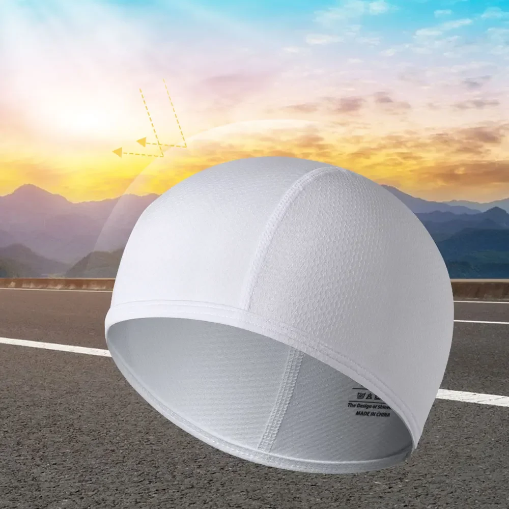 Gorra de ciclismo de secado rápido, forro para casco de motocicleta, bicicleta, verano, correr, montar, antisudor, secado rápido, transpirable, deportes, ciclismo - imagen 4