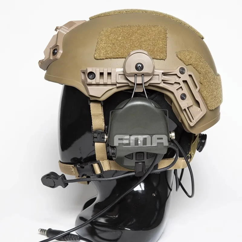 Adaptadores MSA Sordin para auriculares – Soporte riel casco táctico - imagen 5