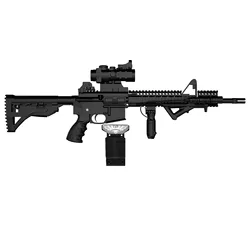 Soporte mural táctico rifle AR-15 – compatibilidad PMAG