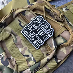 Parche bordado "divertido y satírico" para ropa, insignia de moral táctica, parches con gancho, pegatinas para mochila, brazalete