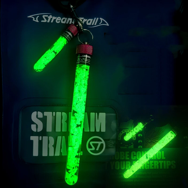 Varilla de señal luminosa para buceo que brilla en la oscuridad, palo de recirculación de alto brillo, colgante para mochila BCD, accesorio decorativo para equipo de buceo