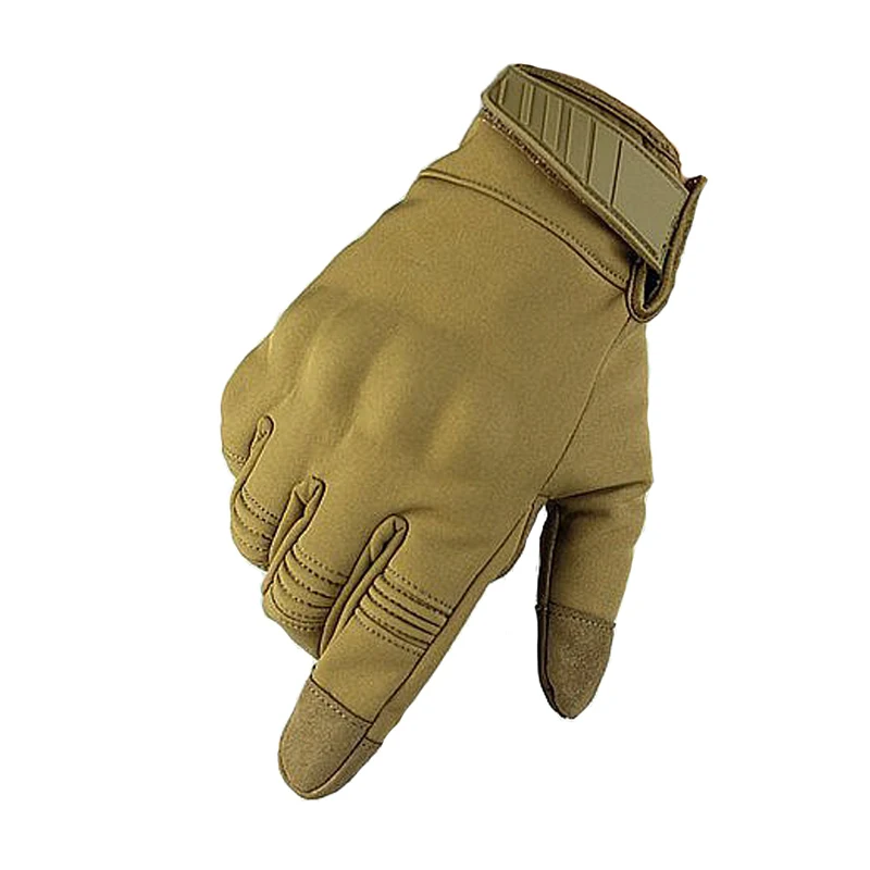 Guantes tácticos para Deportes Militares al aire libre para hombres, dedo completo de bicicleta, equipo de protección para competición de motocicletas, pantalla antideslizante T - imagen 5