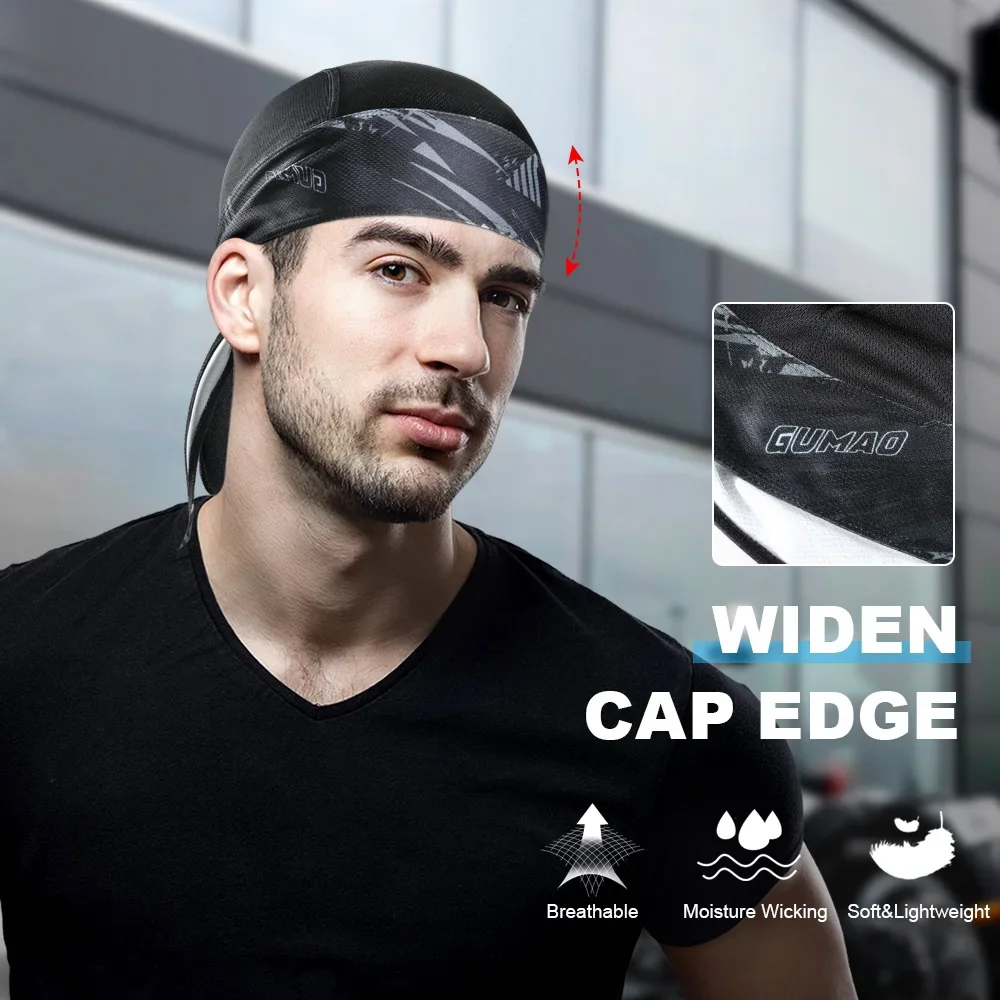 Gorra de ciclismo, sombrero de pirata, transpirable, para exteriores, motocicleta, bicicleta, sombreros de verano, pañuelo de moda para montar, correr, deporte - imagen 2