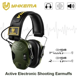 Orejeras electrónicas tácticas para tiro y caza con captación sonido